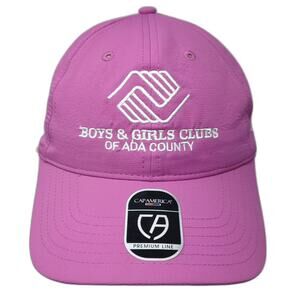 Cap America Premium Baseball Cap Pink White OS Boys & Girls Clubs Jacksons Hat